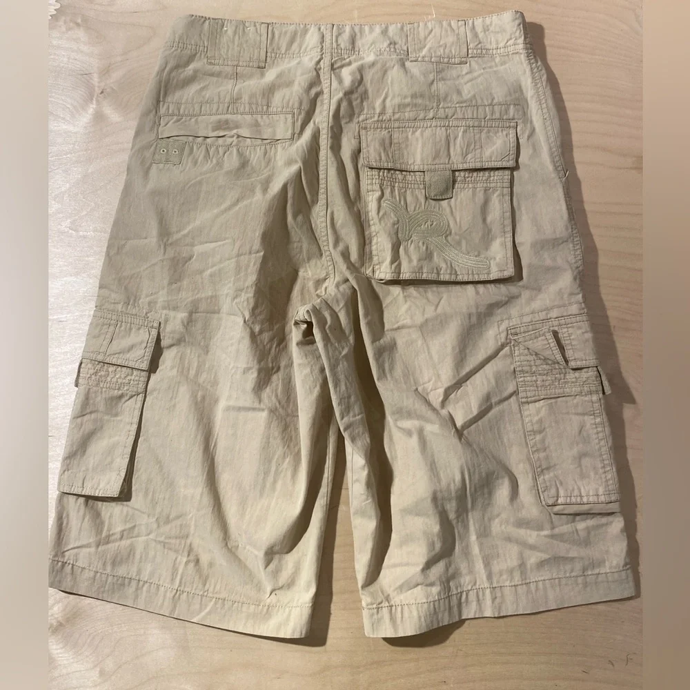 Rocawear Light Tan Cargo Shorts 34 (OK)